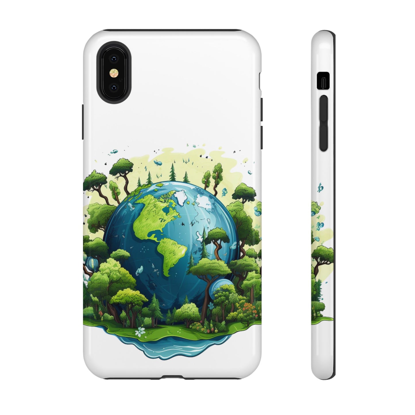 Eco-Friendly Phone Case with Earth Design