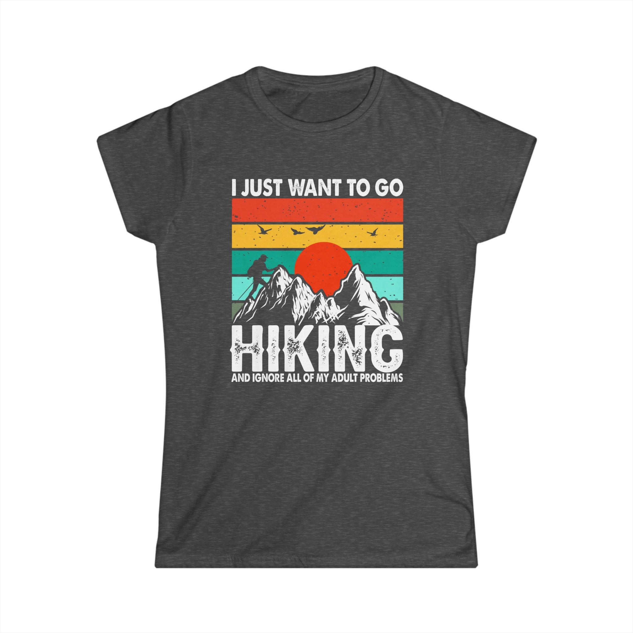Adventure Seeker Women's Softstyle Tee | Hiking and Nature Lover Gift | Playful and Bold Design