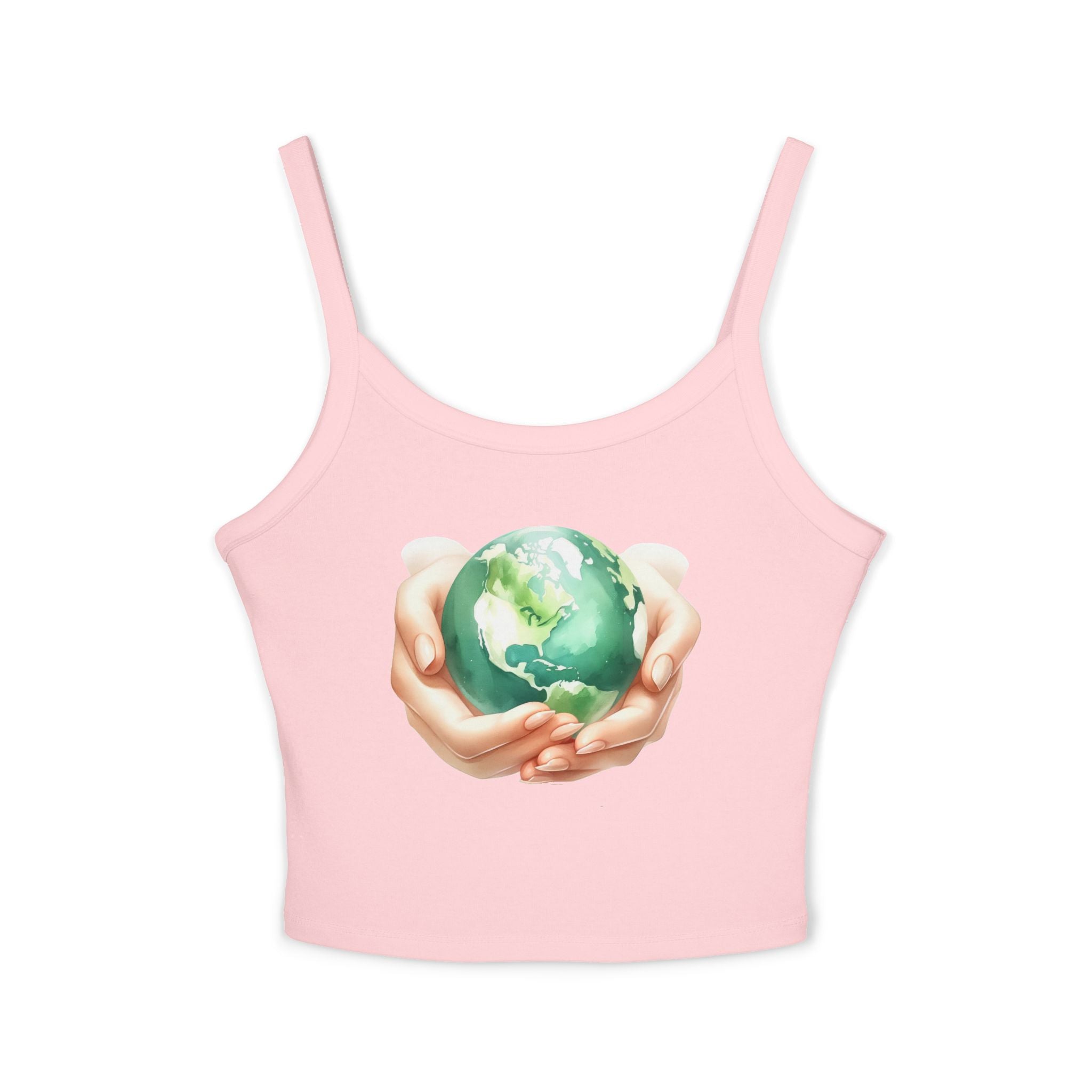 Earth Day Holding Hands Women Tank Top