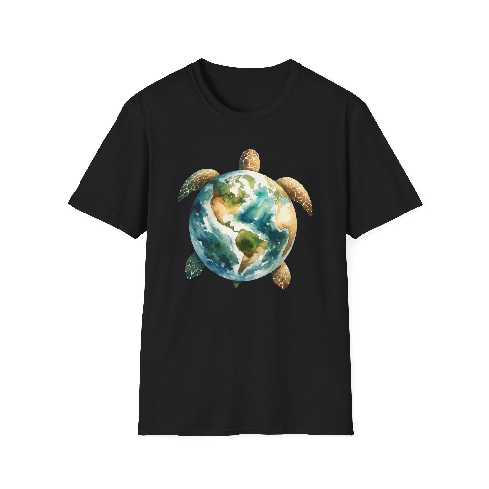 Eco-Friendly Turtle Graphic Unisex Softstyle T-Shirt