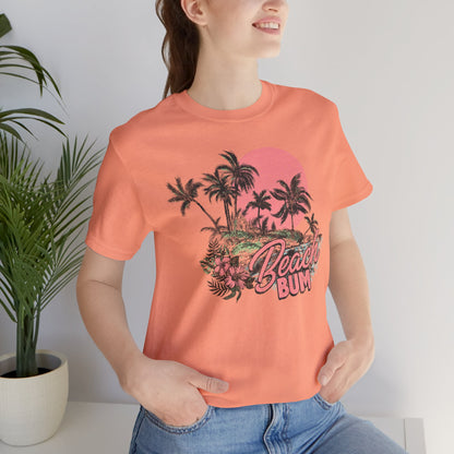 Beach Bum Unisex Short Sleeve Tee - Summer Vibes Shirt