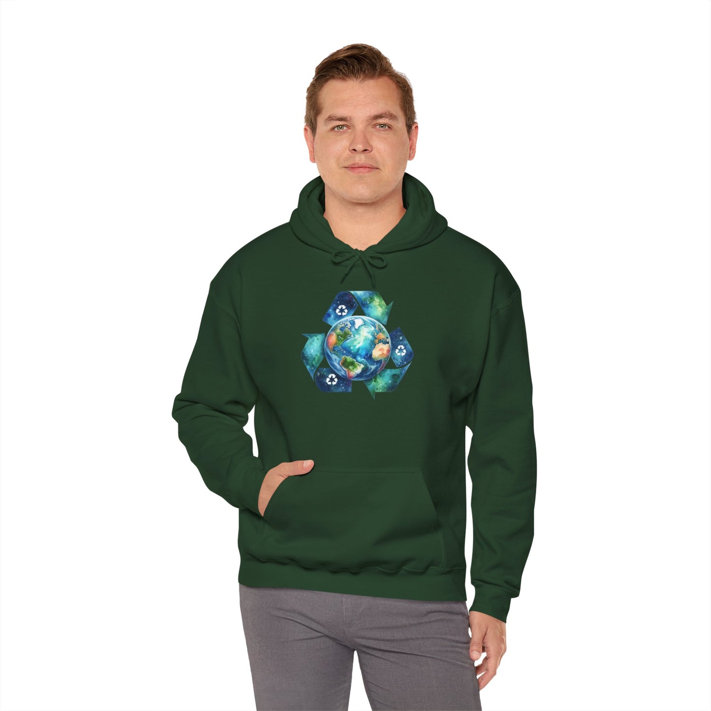 Recycle Symbol Eco Desogn Hoodie