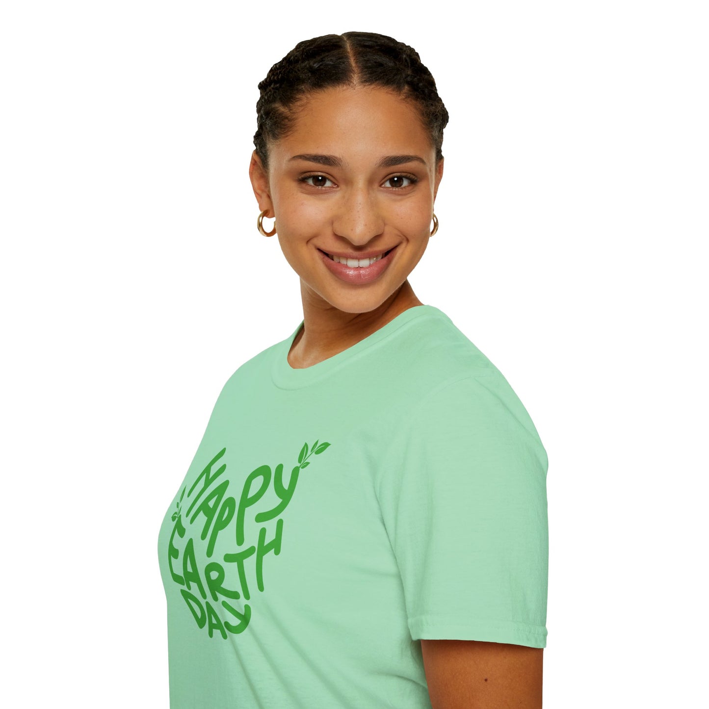 Happy Earth Day Unisex Softstyle T-Shirt - Eco-Friendly Apparel