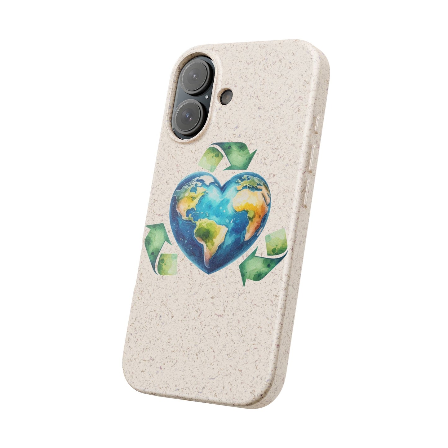 Cute Earth Design - Sustainable Living Biodegradable Phone Case
