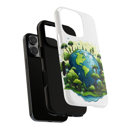 Eco-Friendly Phone Case with Earth Design