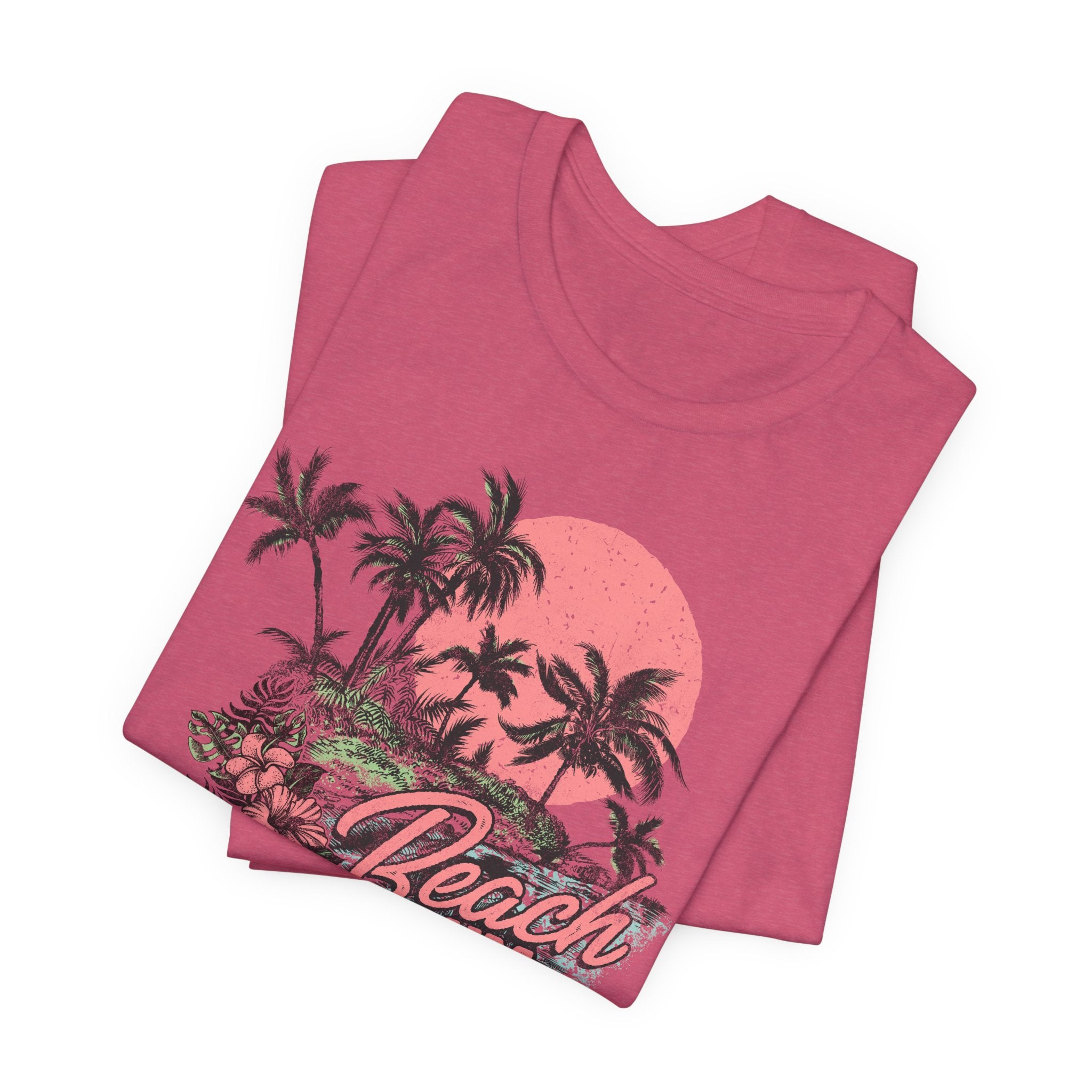 Beach Bum Unisex Short Sleeve Tee - Summer Vibes Shirt