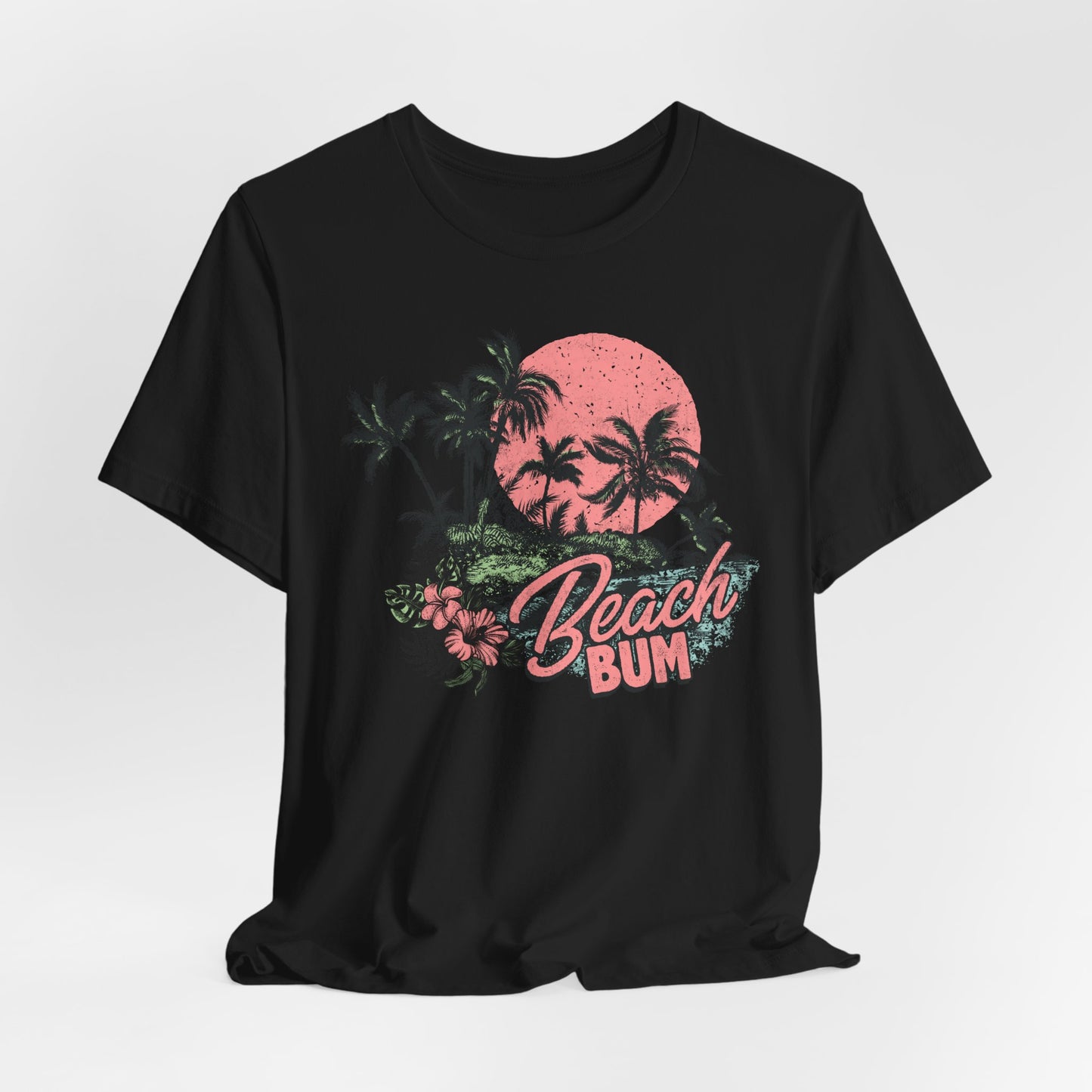 Beach Bum Unisex Short Sleeve Tee - Summer Vibes Shirt