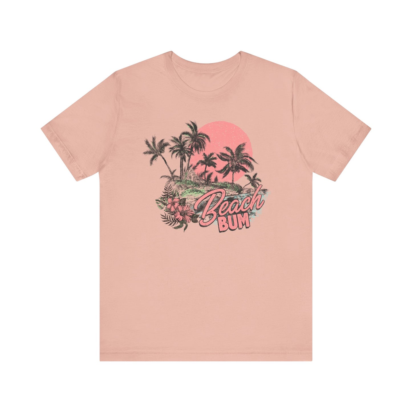 Beach Bum Unisex Short Sleeve Tee - Summer Vibes Shirt