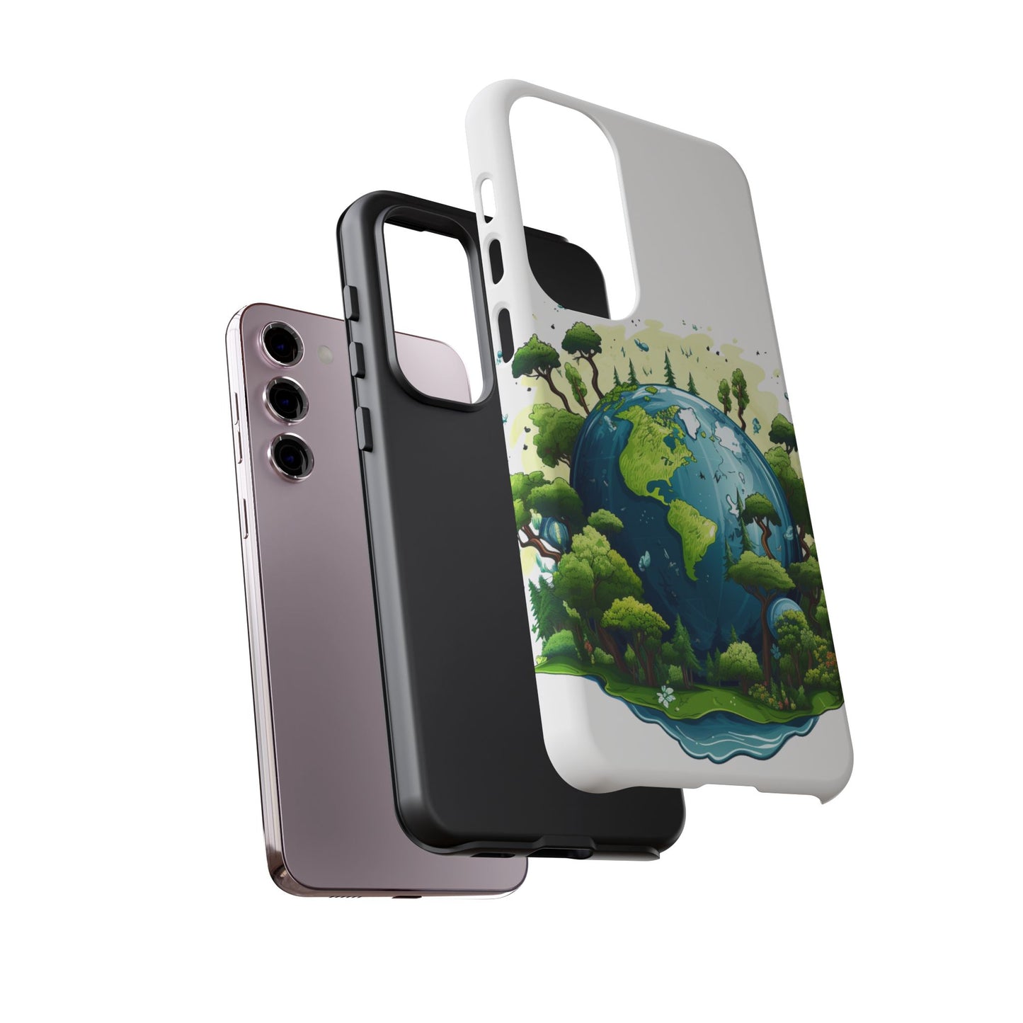 Eco-Friendly Phone Case with Earth Design