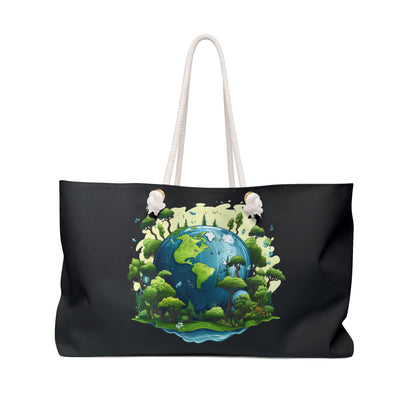 Eco-Friendly Adventure Weekender Bag - Nature and Earth Design