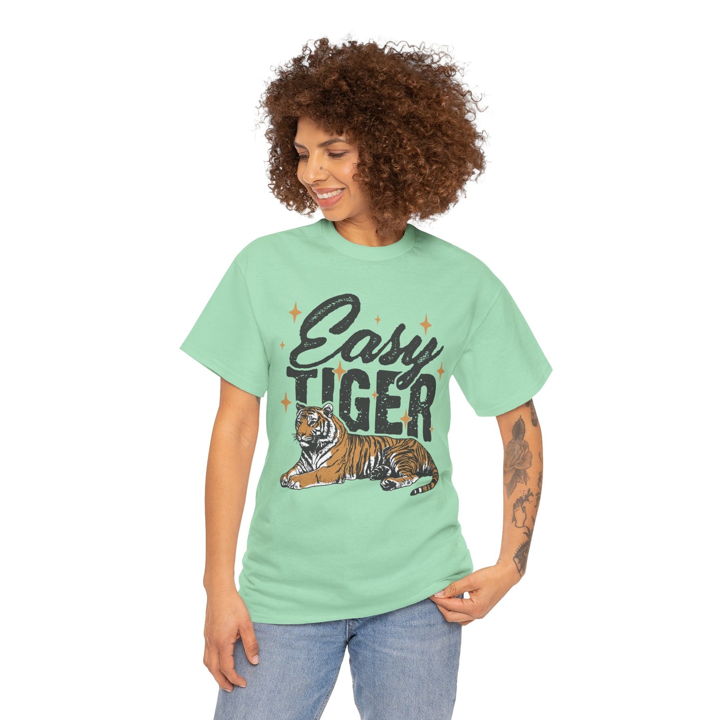 Easy Tiger Tee - Unisex Cotton T-Shirt