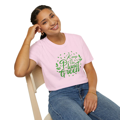 Eco-Friendly Unisex T-Shirt - Keep the Planet Green