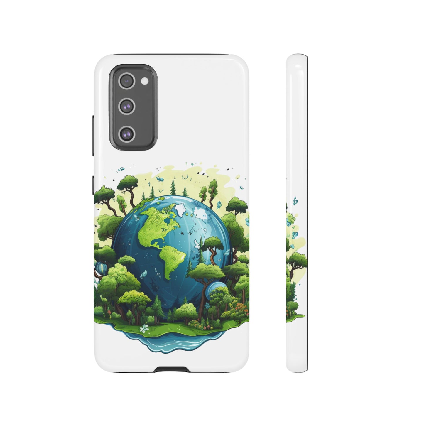 Eco-Friendly Phone Case with Earth Design