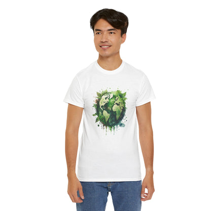 Eco-Friendly World Map T-Shirt - Unisex Tee