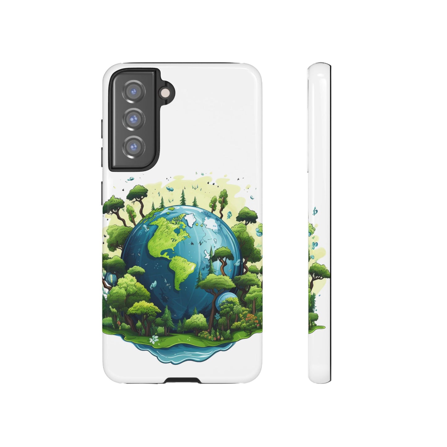 Eco-Friendly Phone Case with Earth Design