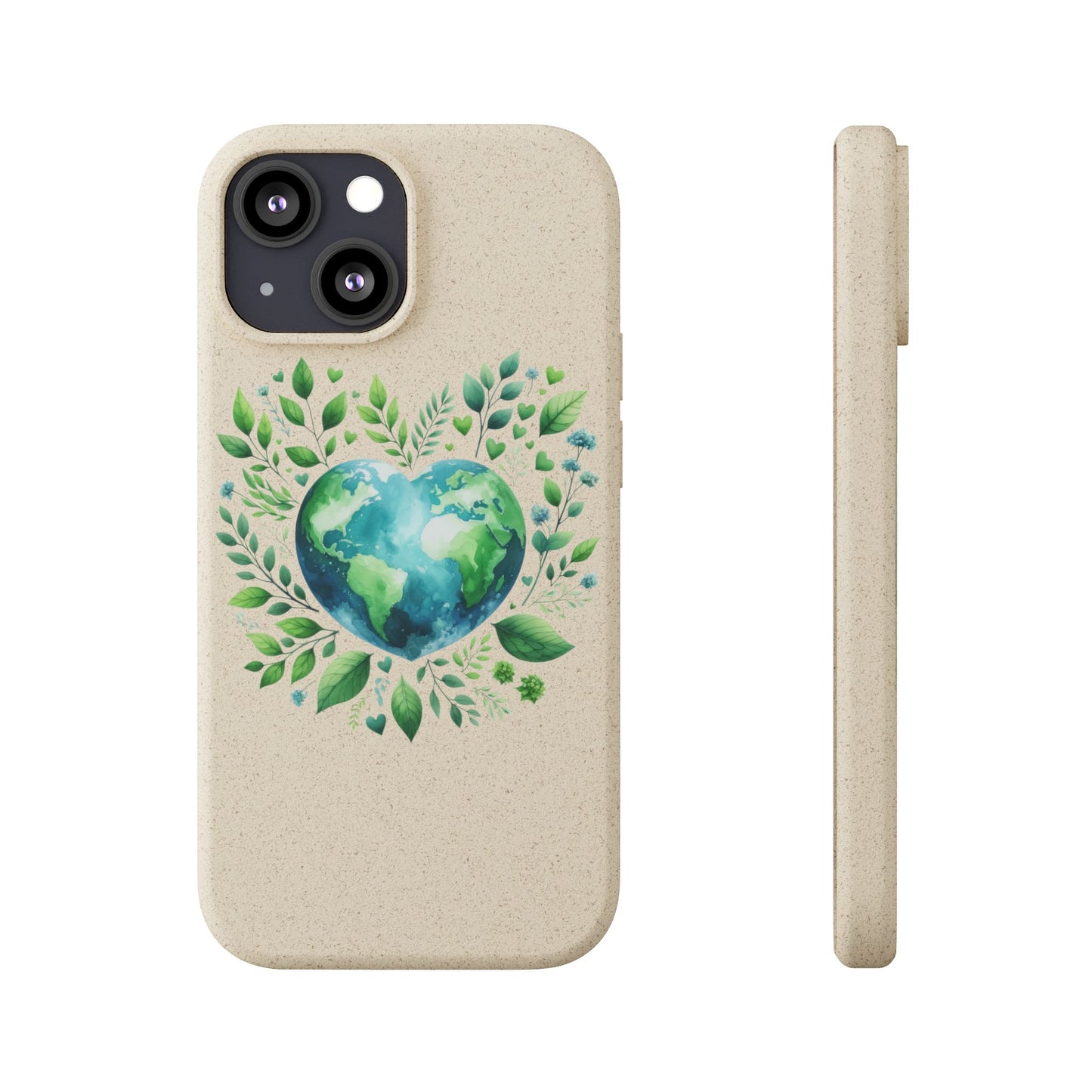 Cute Love Nature Phone case sustainable Biodegradable Phone Case