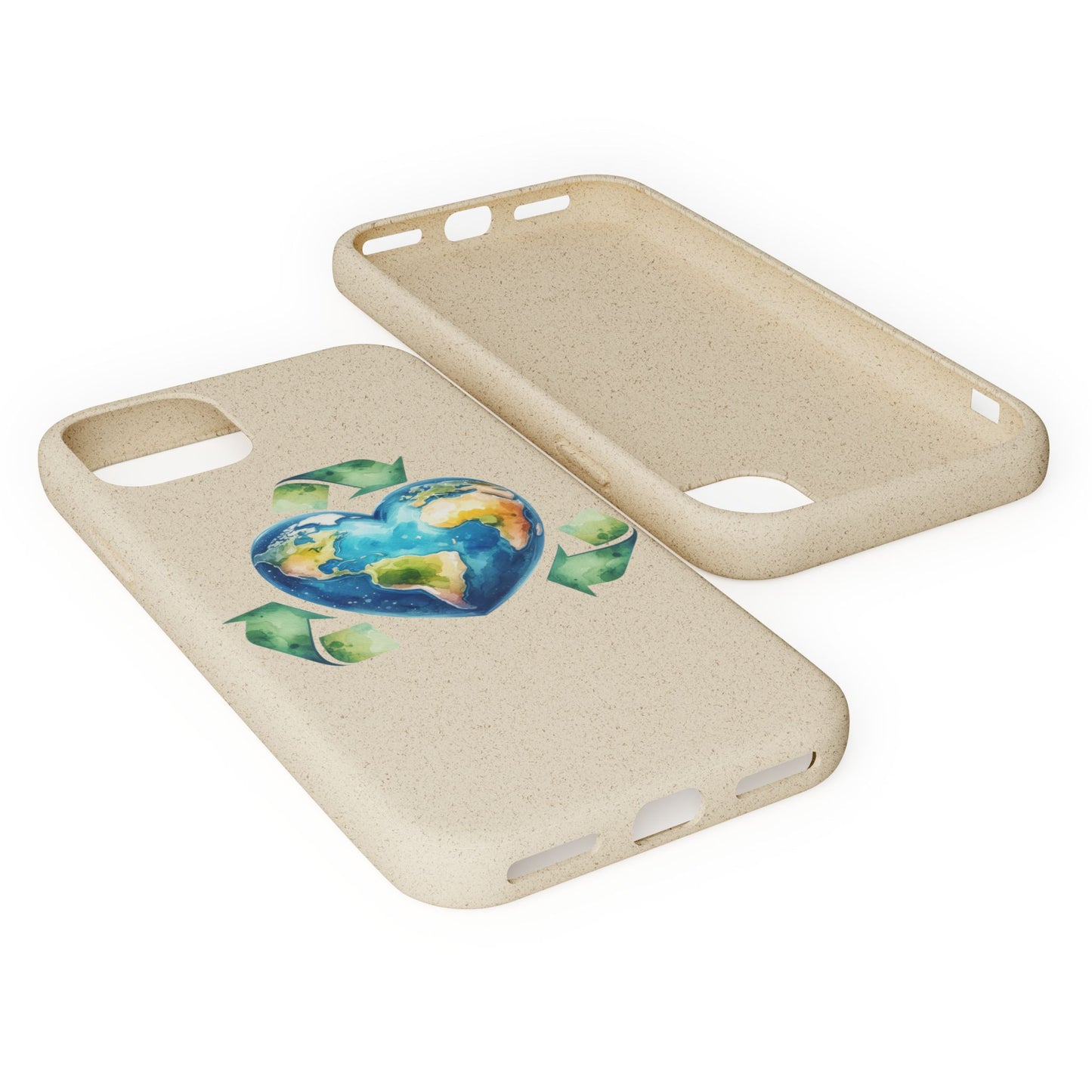 Cute Earth Design - Sustainable Living Biodegradable Phone Case