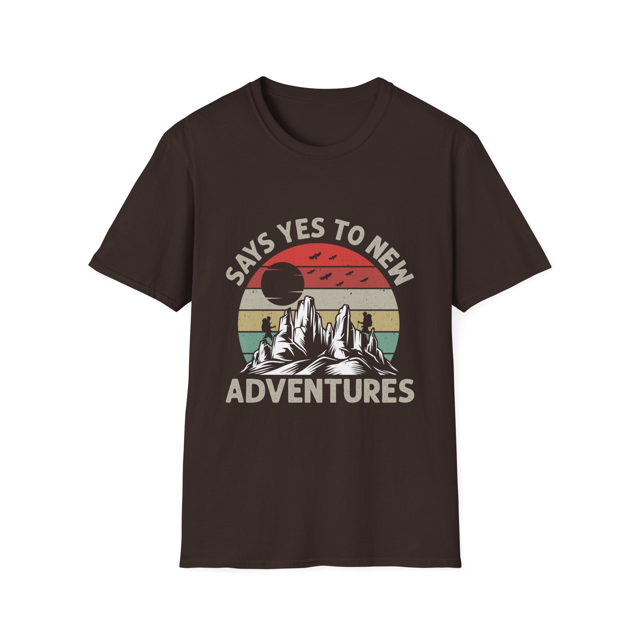 Adventure Spirit Softstyle T-Shirt - Say Yes to New Adventures