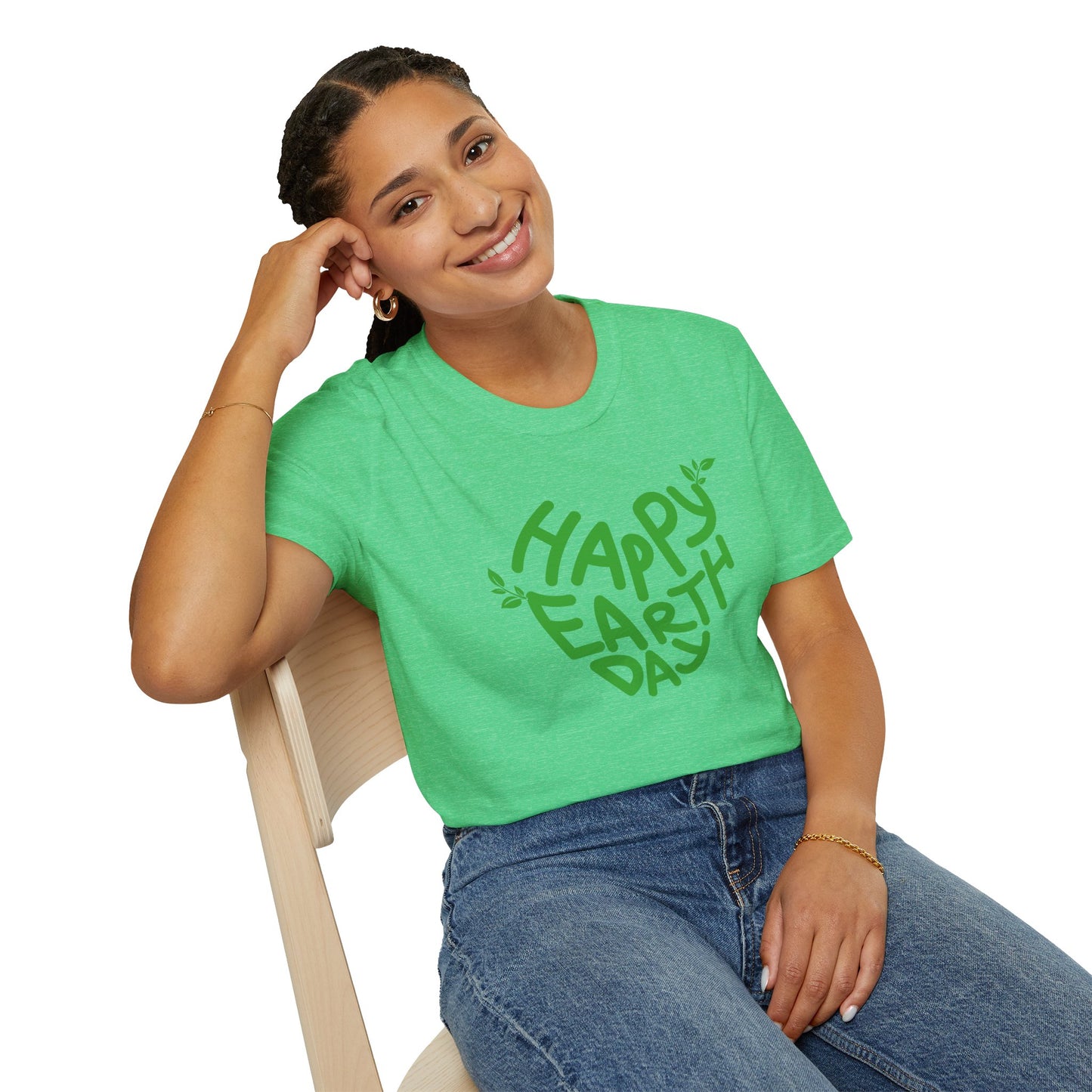 Happy Earth Day Unisex Softstyle T-Shirt - Eco-Friendly Apparel