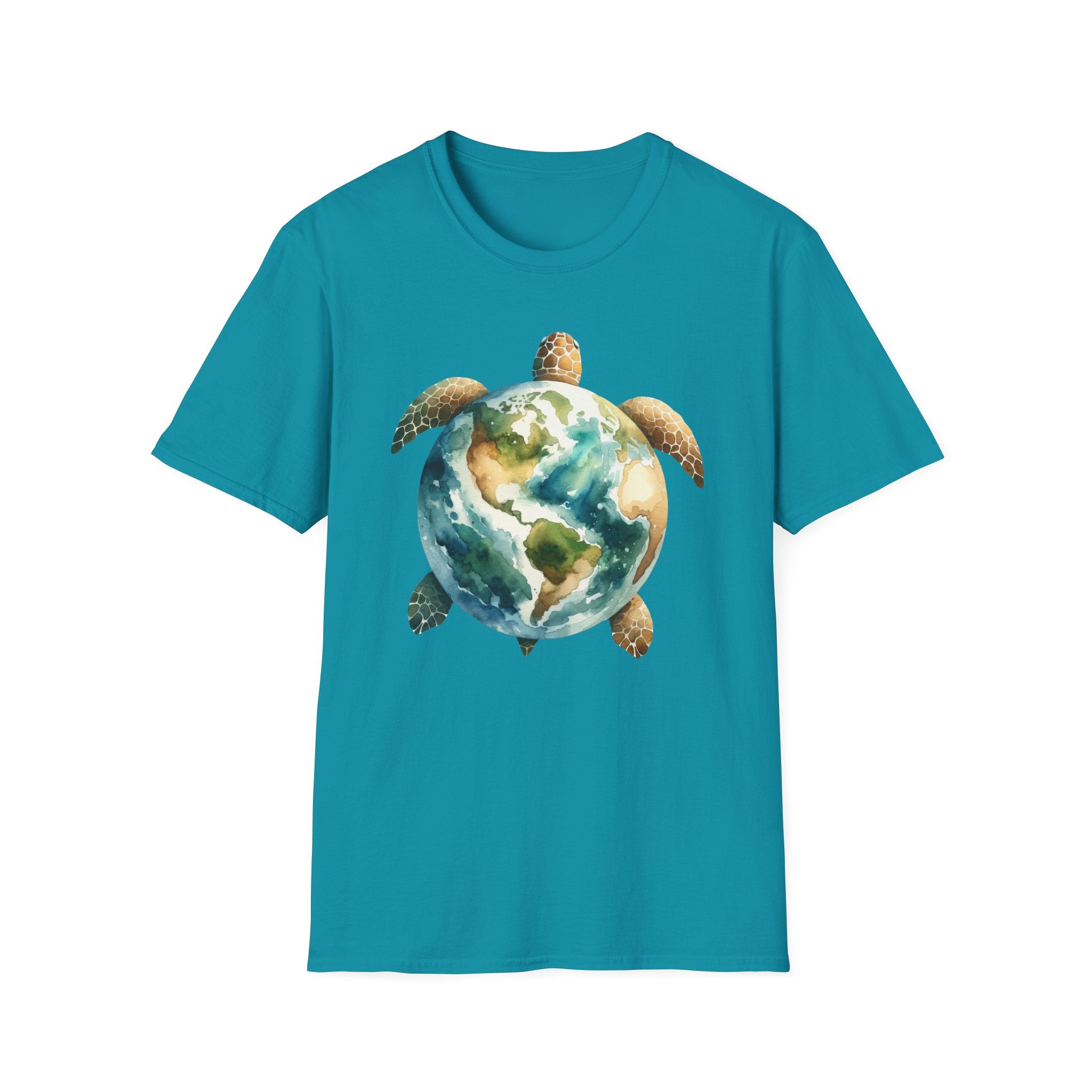 Eco-Friendly Turtle Graphic Unisex Softstyle T-Shirt