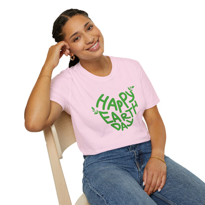 Happy Earth Day Unisex Softstyle T-Shirt - Eco-Friendly Apparel