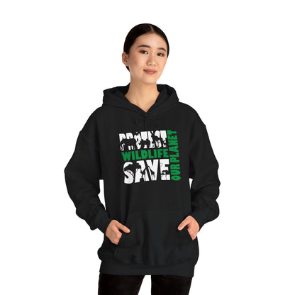 Wildlife Awareness Hooded Sweatshirt