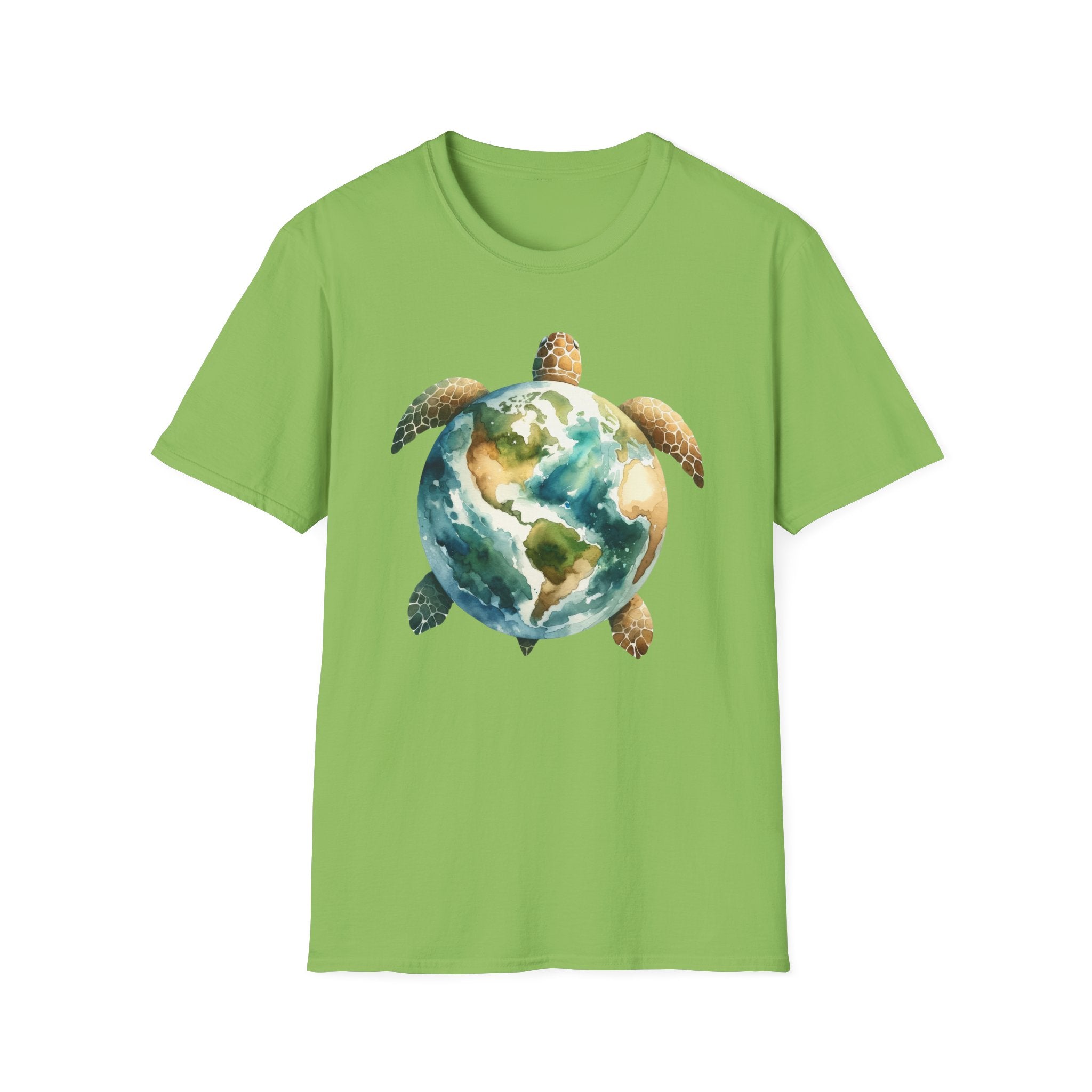 Eco-Friendly Turtle Graphic Unisex Softstyle T-Shirt