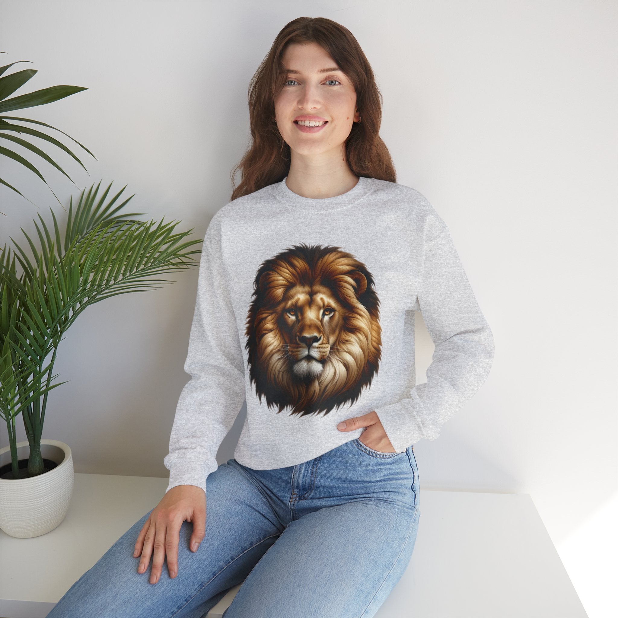 Lion Wildlife Lover Unisex Sweatshirt