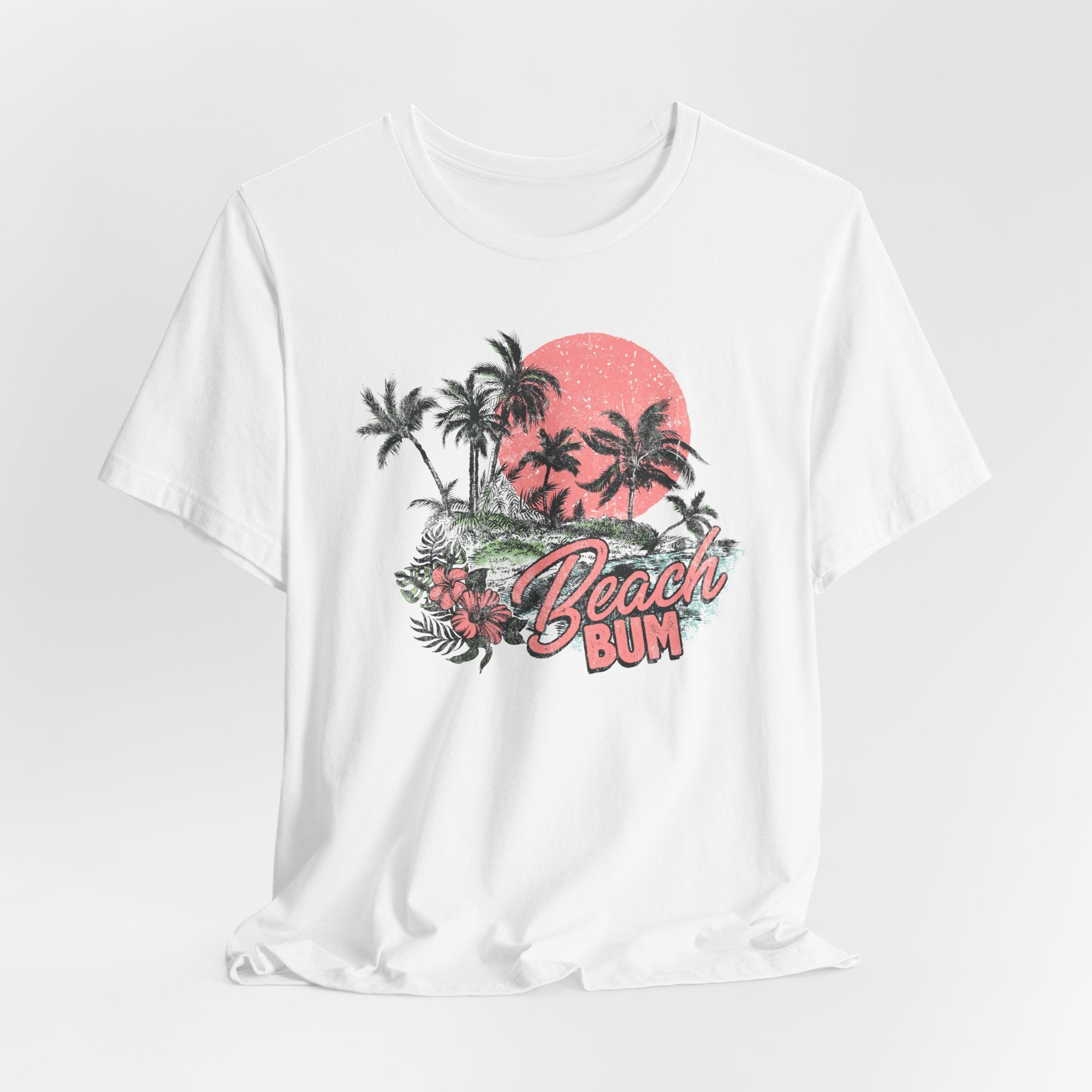 Beach Bum Unisex Short Sleeve Tee - Summer Vibes Shirt