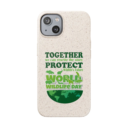 Eco-Friendly Biodegradable Phone Cases for Wildlife Day - Protect Our Planet