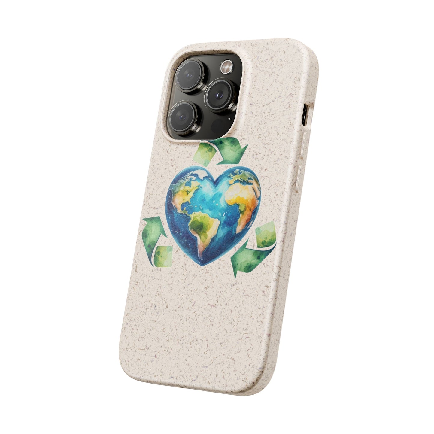 Cute Earth Design - Sustainable Living Biodegradable Phone Case