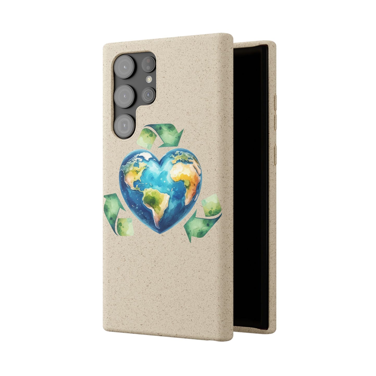 Cute Earth Design - Sustainable Living Biodegradable Phone Case