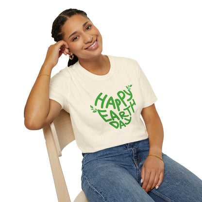 Happy Earth Day Unisex Softstyle T-Shirt - Eco-Friendly Apparel