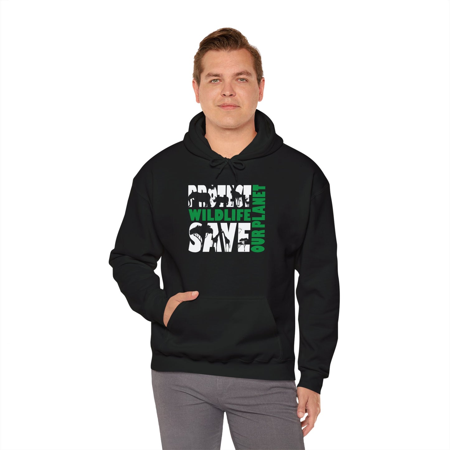 Wildlife Awareness Hooded Sweatshirt