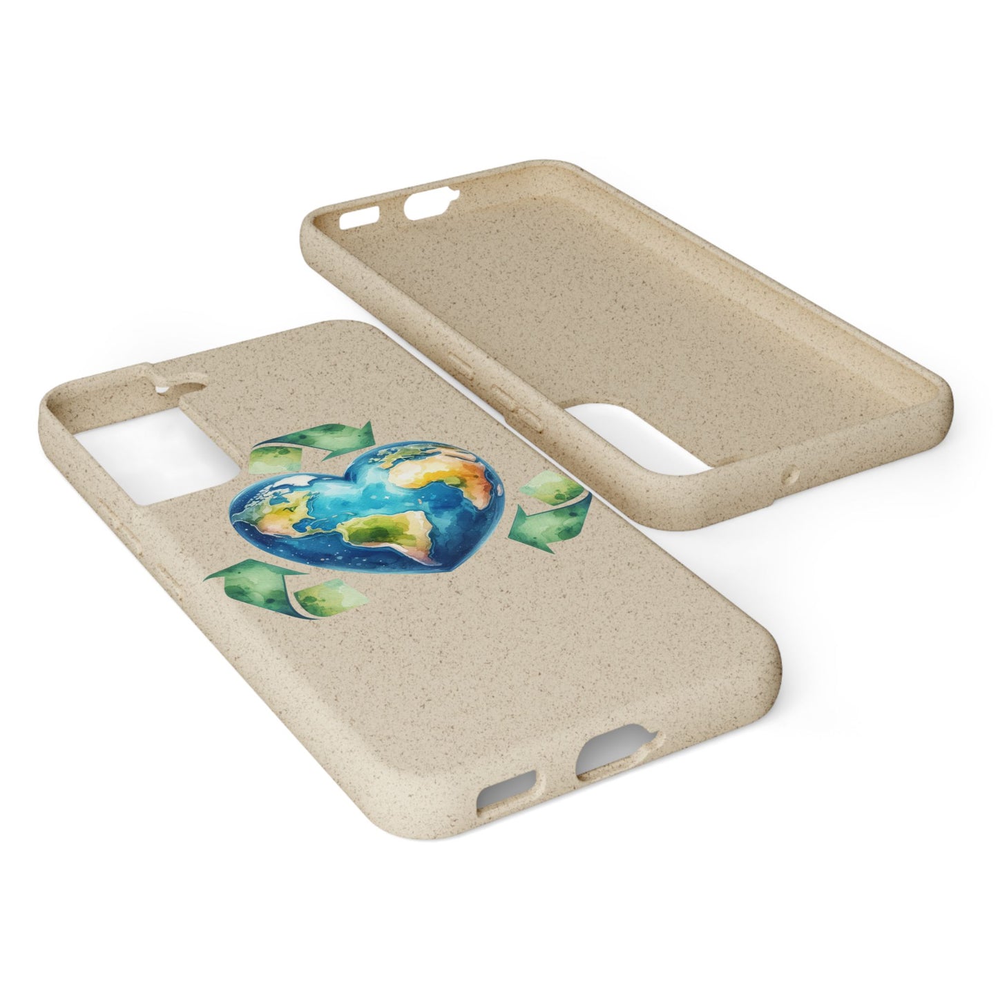 Cute Earth Design - Sustainable Living Biodegradable Phone Case