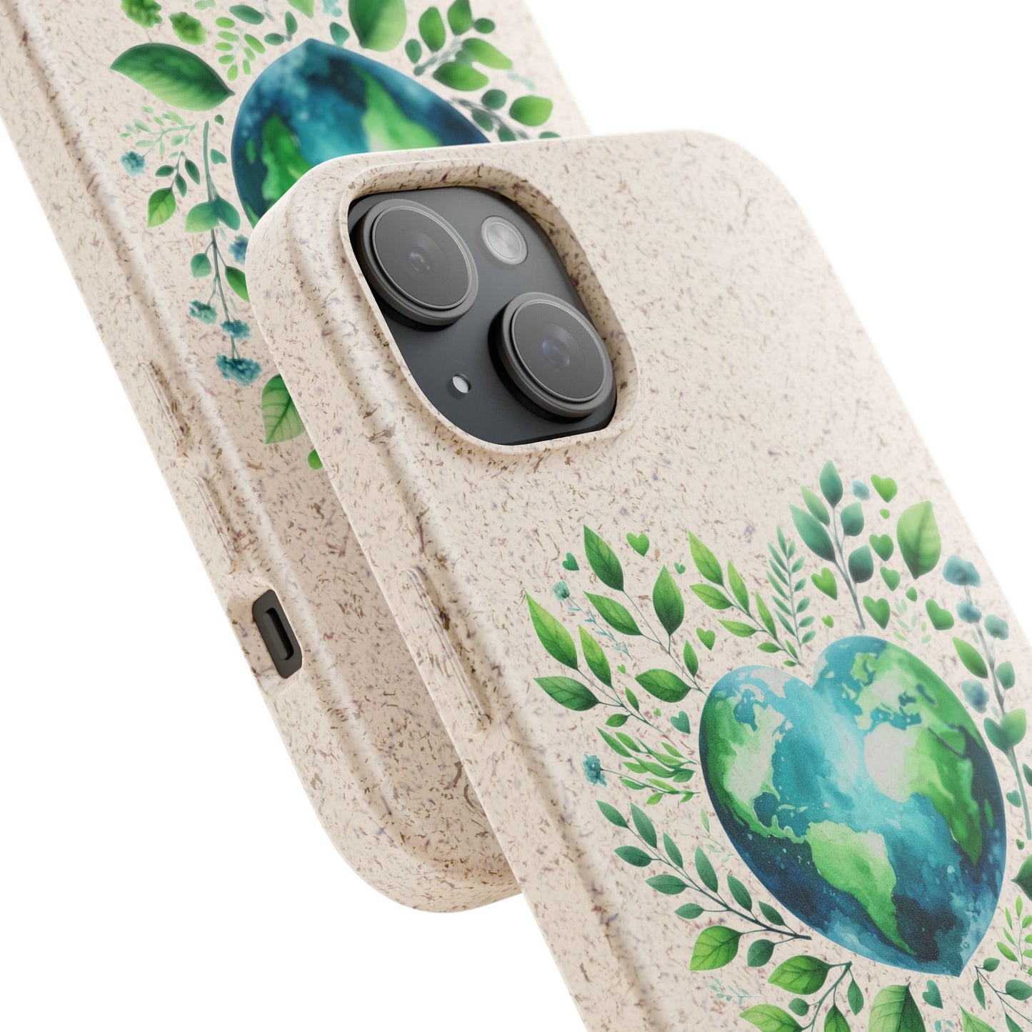 Cute Love Nature Phone case sustainable Biodegradable Phone Case