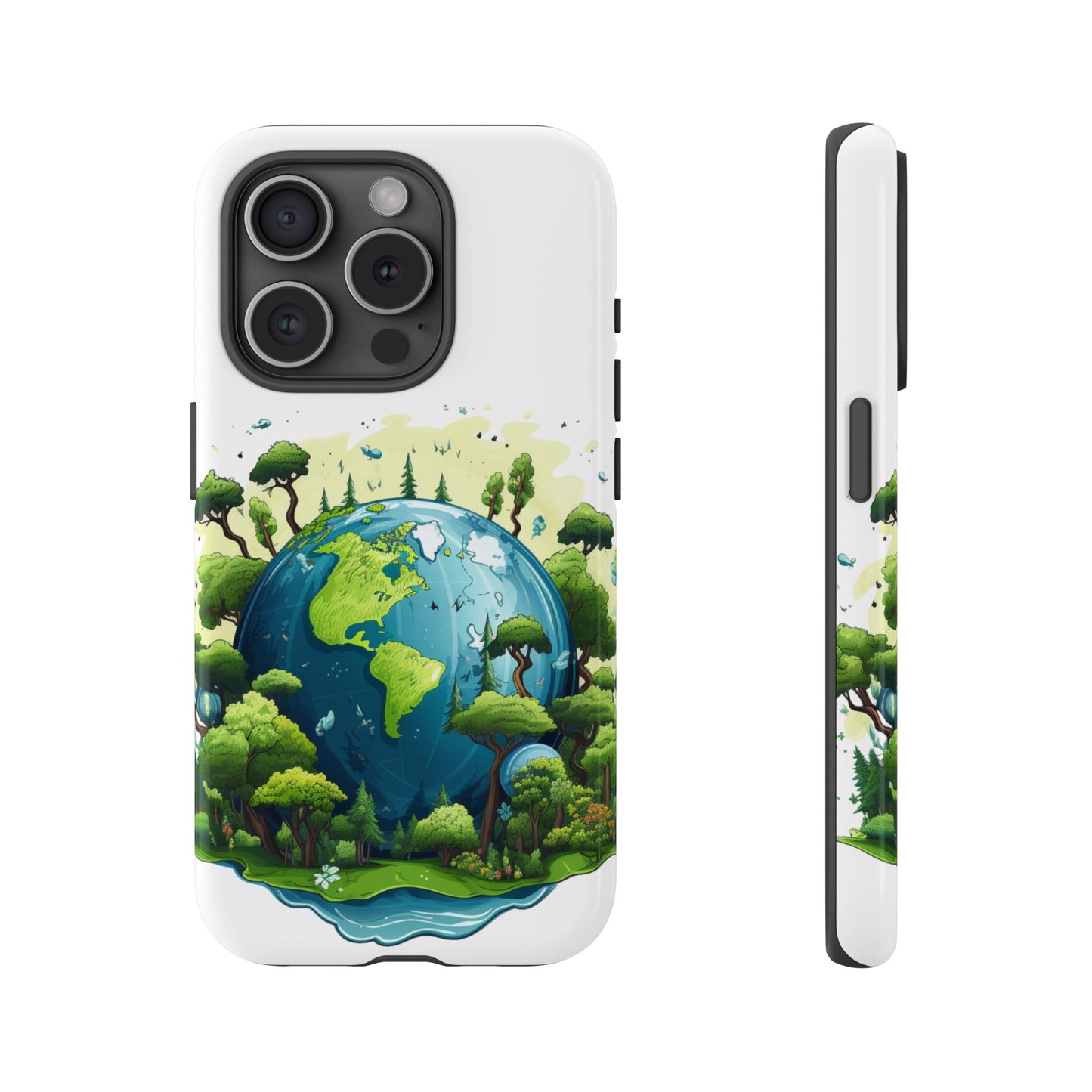 Eco-Friendly Phone Case with Earth Design