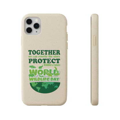 Eco-Friendly Biodegradable Phone Cases for Wildlife Day - Protect Our Planet