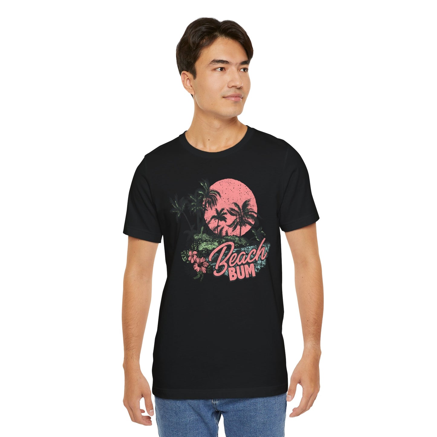 Beach Bum Unisex Short Sleeve Tee - Summer Vibes Shirt