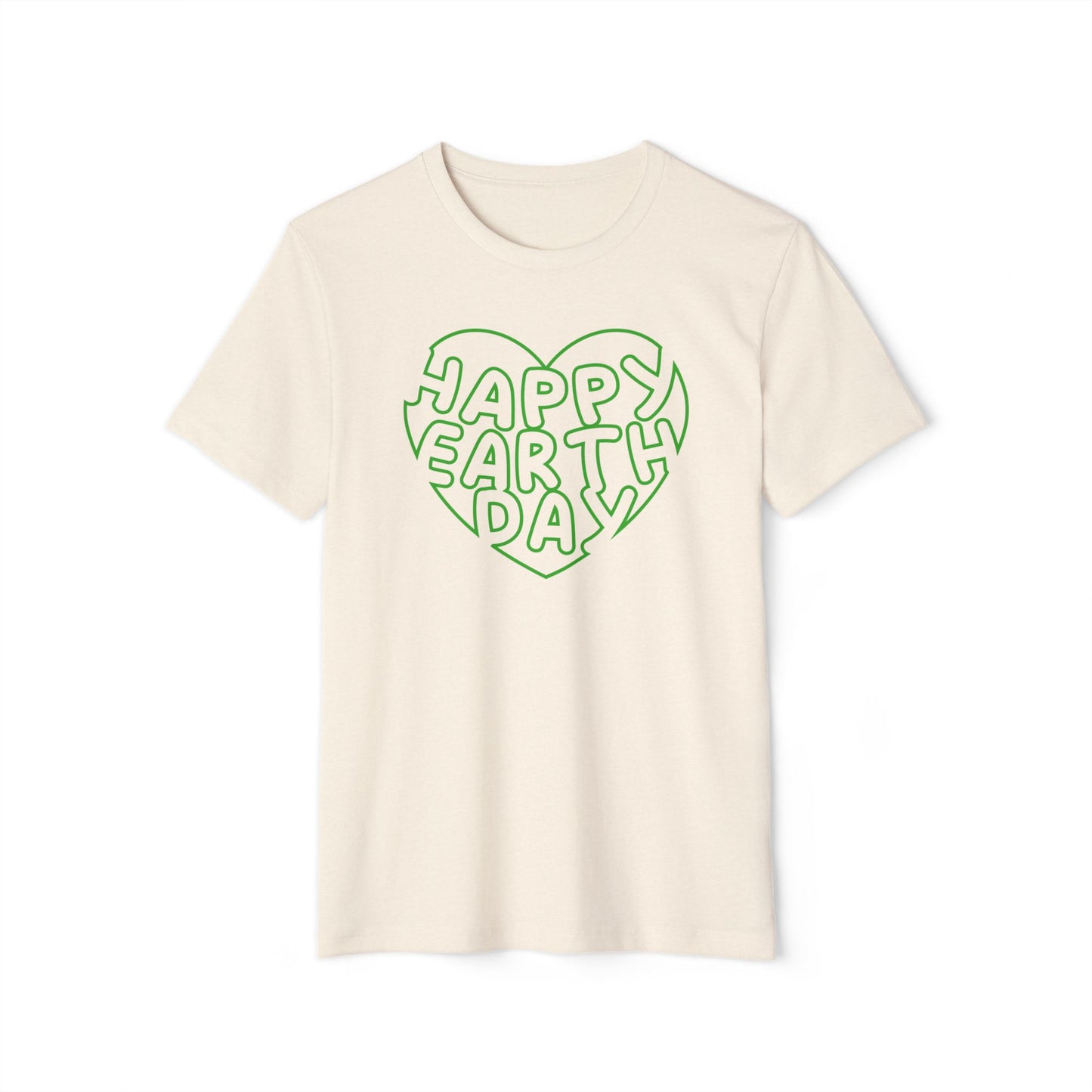 Happy Earth Day Unisex Recycled Organic T-Shirt - Eco-Friendly Apparel