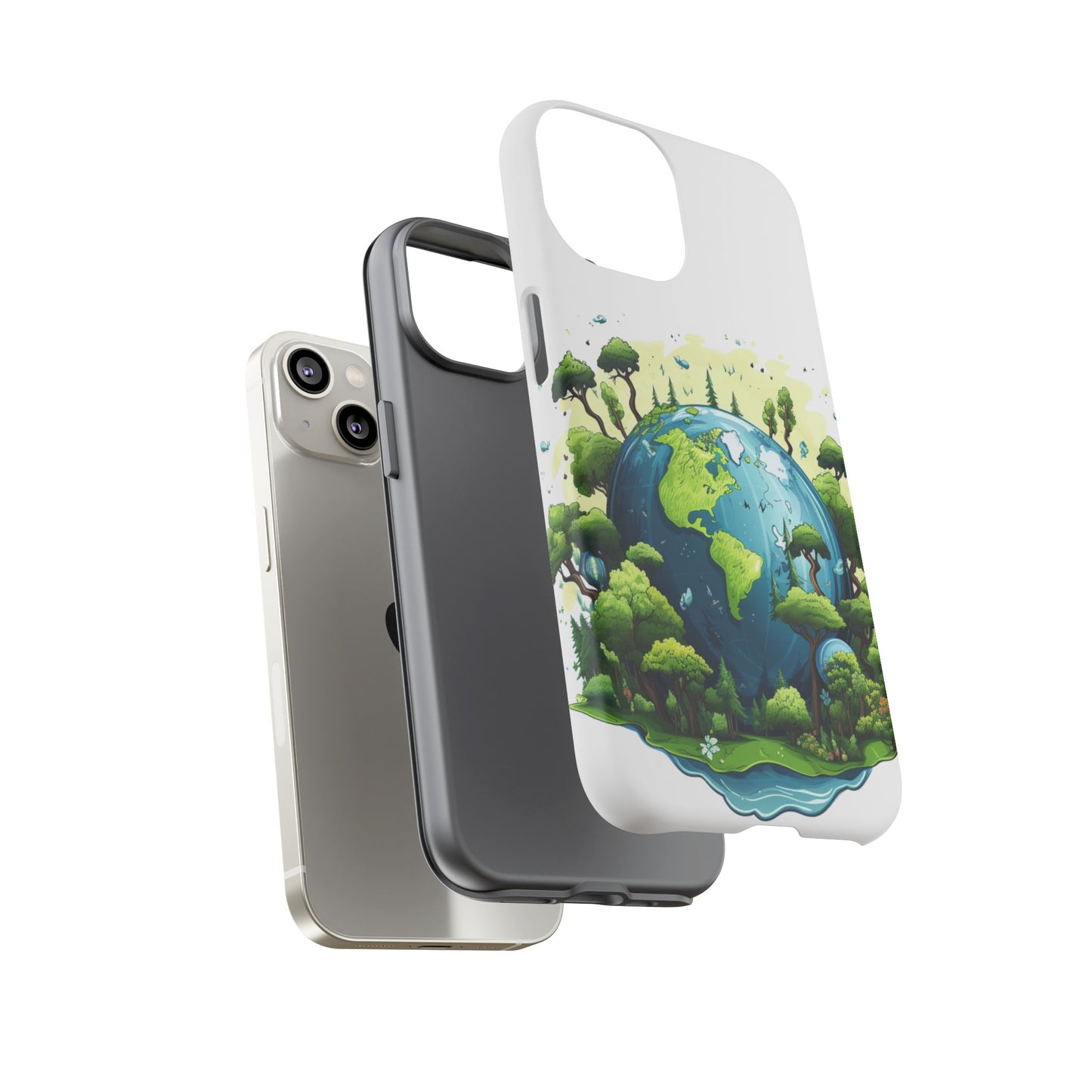 Eco-Friendly Phone Case with Earth Design