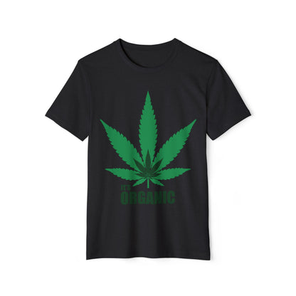 Eco-Friendly Organic T-Shirt with Leaf Design