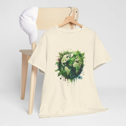 Eco-Friendly World Map T-Shirt - Unisex Tee