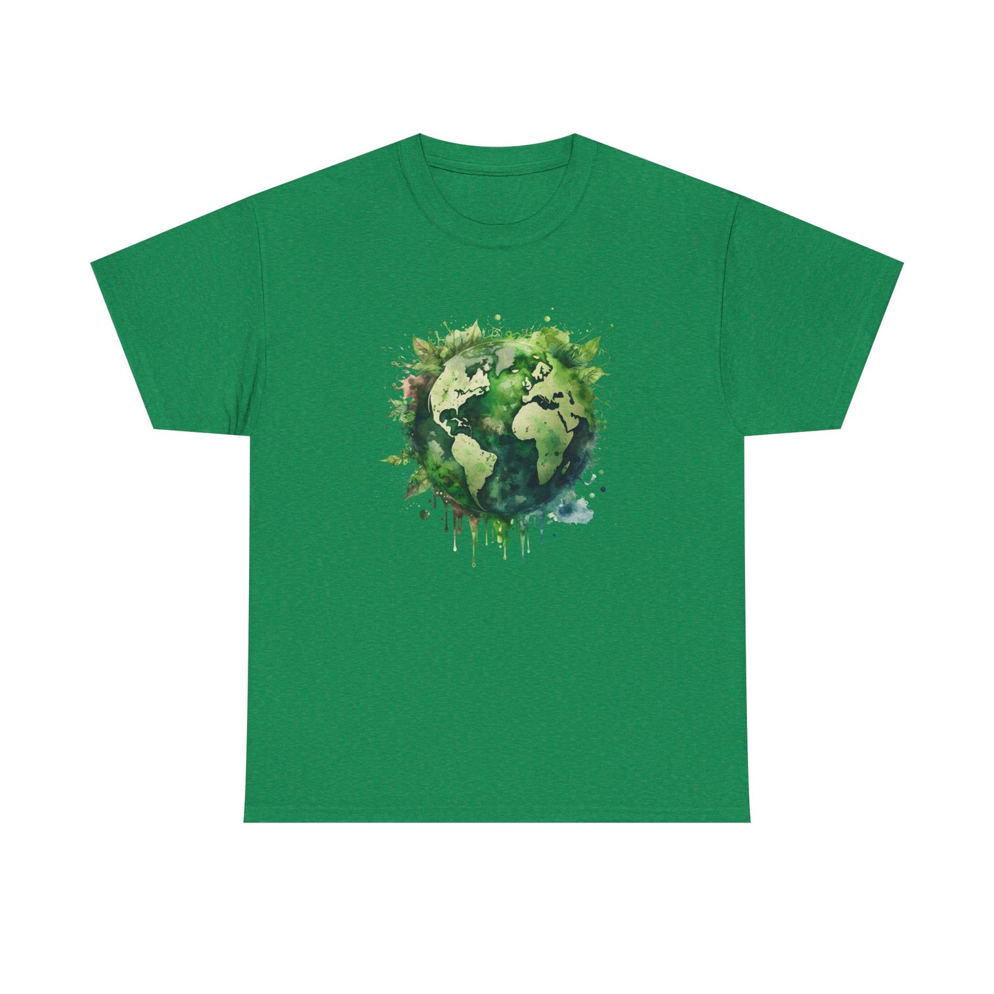 Eco-Friendly World Map T-Shirt - Unisex Tee