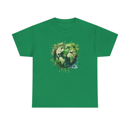 Eco-Friendly World Map T-Shirt - Unisex Tee