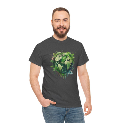 Eco-Friendly World Map T-Shirt - Unisex Tee