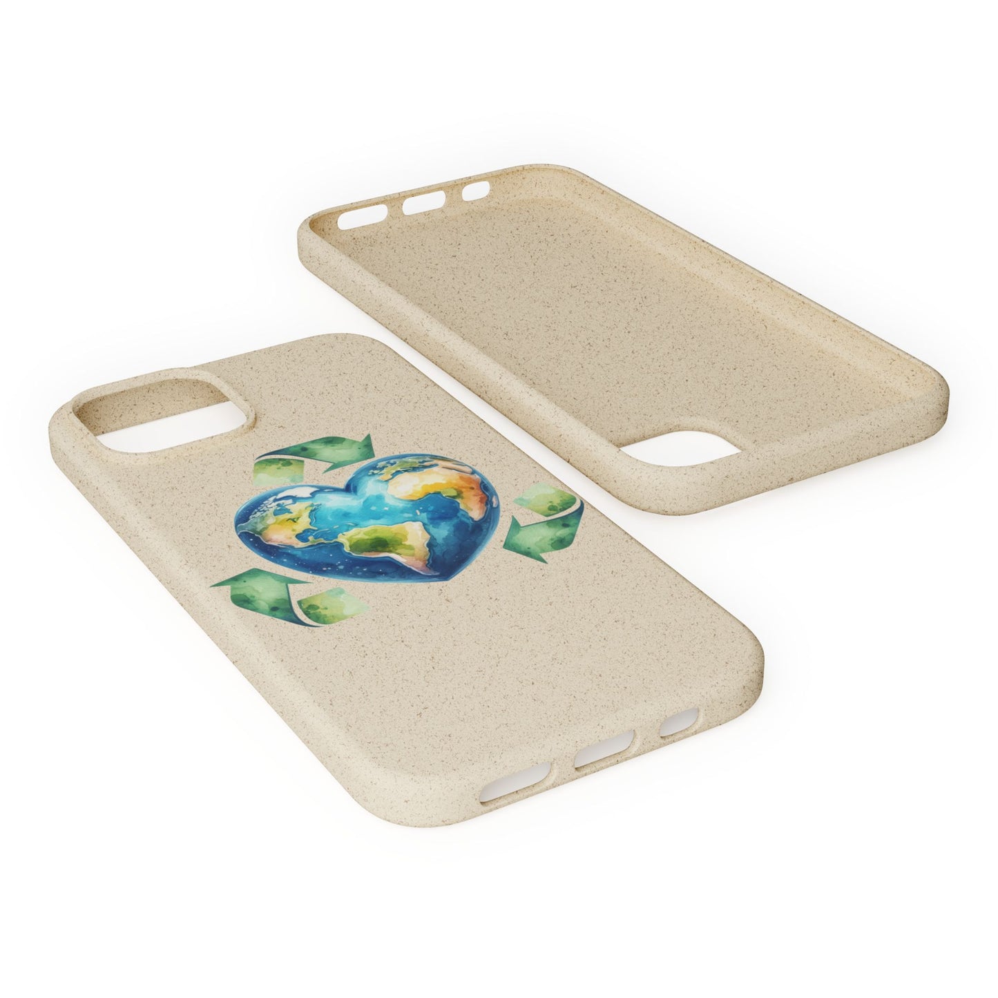 Cute Earth Design - Sustainable Living Biodegradable Phone Case