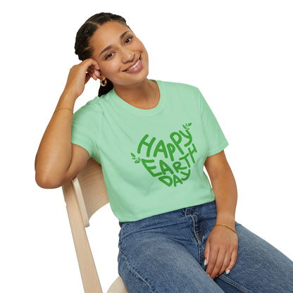 Happy Earth Day Unisex Softstyle T-Shirt - Eco-Friendly Apparel