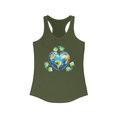 Women's Tank Top Recycle Design