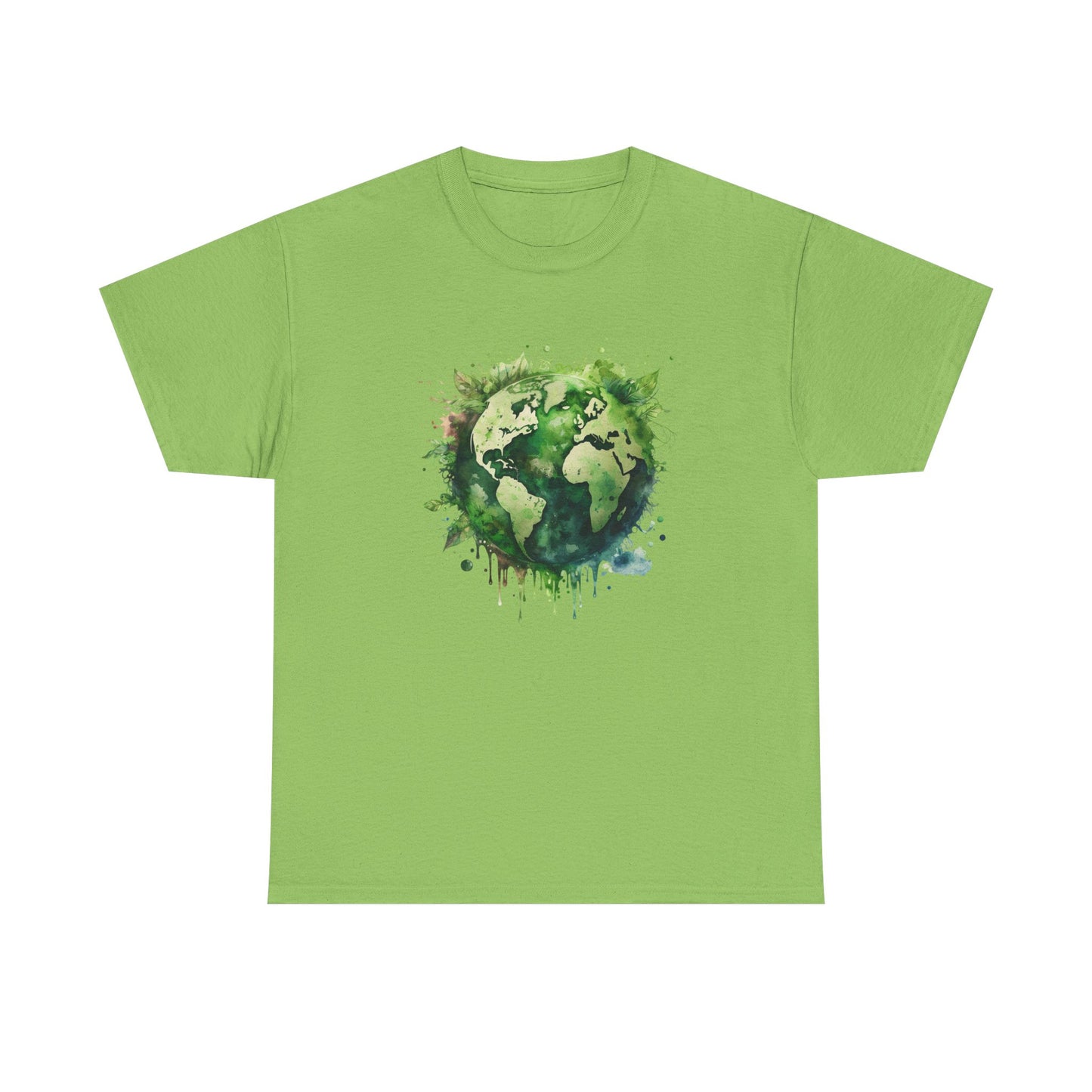 Eco-Friendly World Map T-Shirt - Unisex Tee